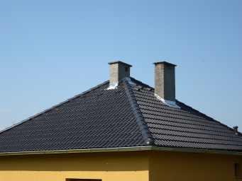 Střecha rodinného domu v Tučapech